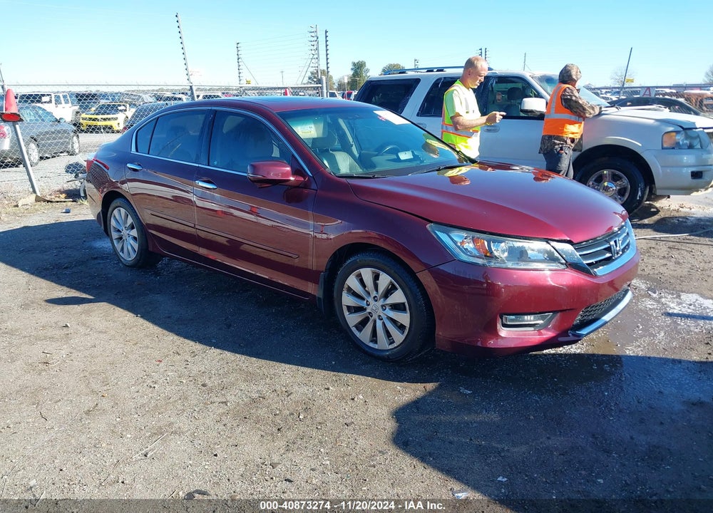 2013 HONDA ACCORD EX-L V-6 VIN: 1HGCR3F85DA038472