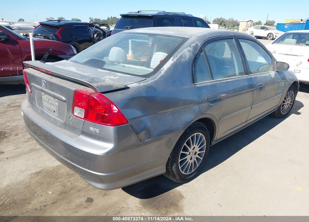 2005 HONDA CIVIC EX VIN: 2HGES26705H617631