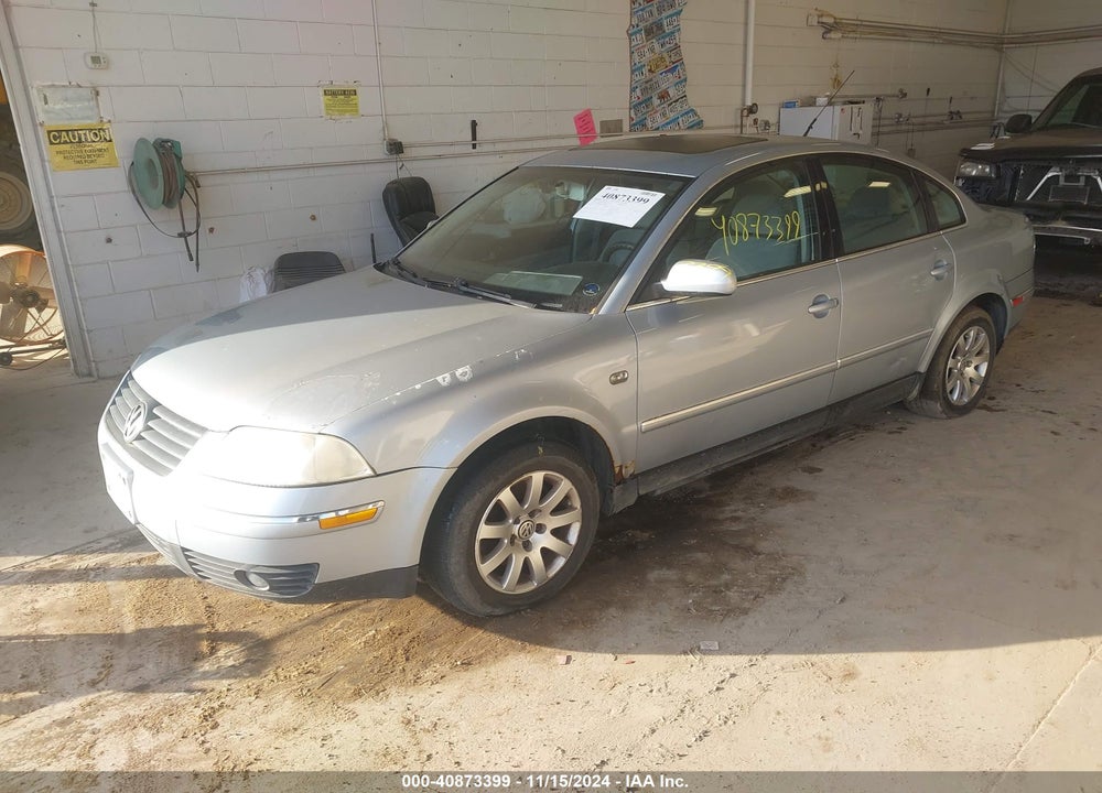 2003 VOLKSWAGEN PASSAT GLS VIN: WVWPD63B13P186548