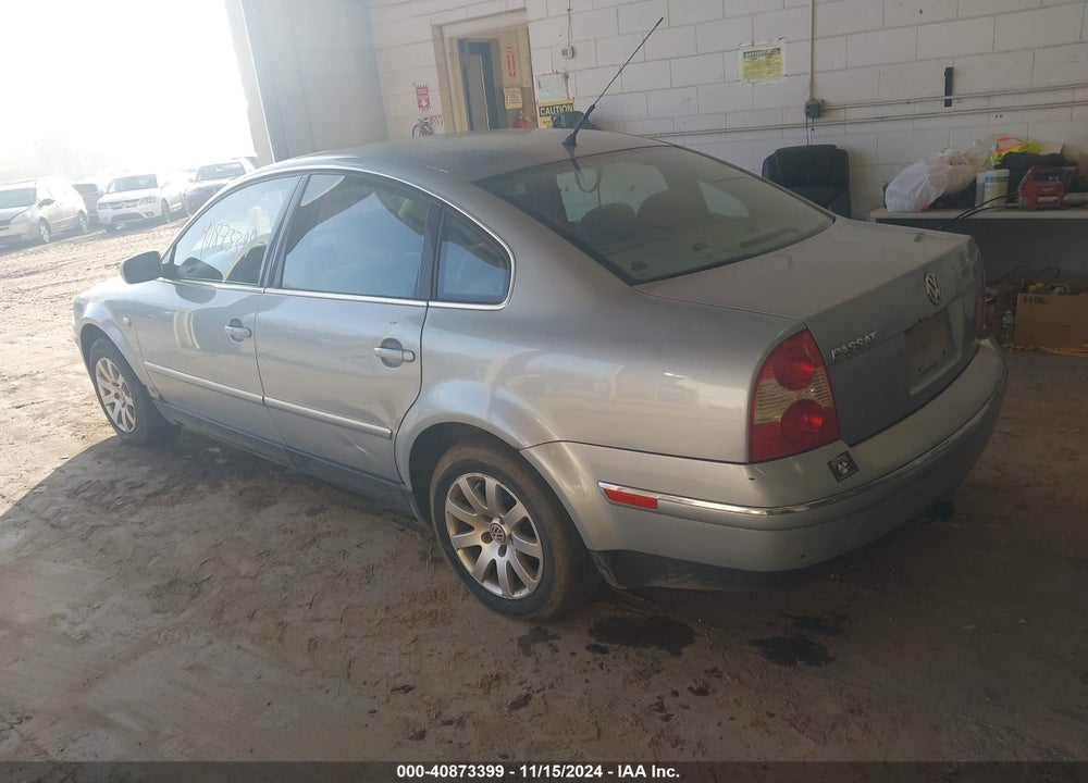 2003 VOLKSWAGEN PASSAT GLS VIN: WVWPD63B13P186548
