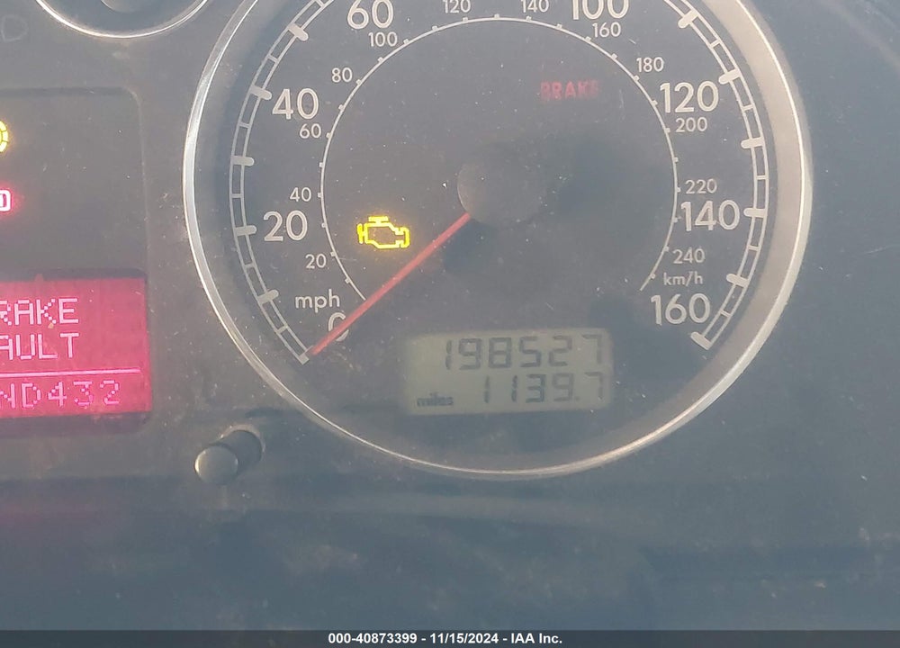 2003 VOLKSWAGEN PASSAT GLS VIN: WVWPD63B13P186548