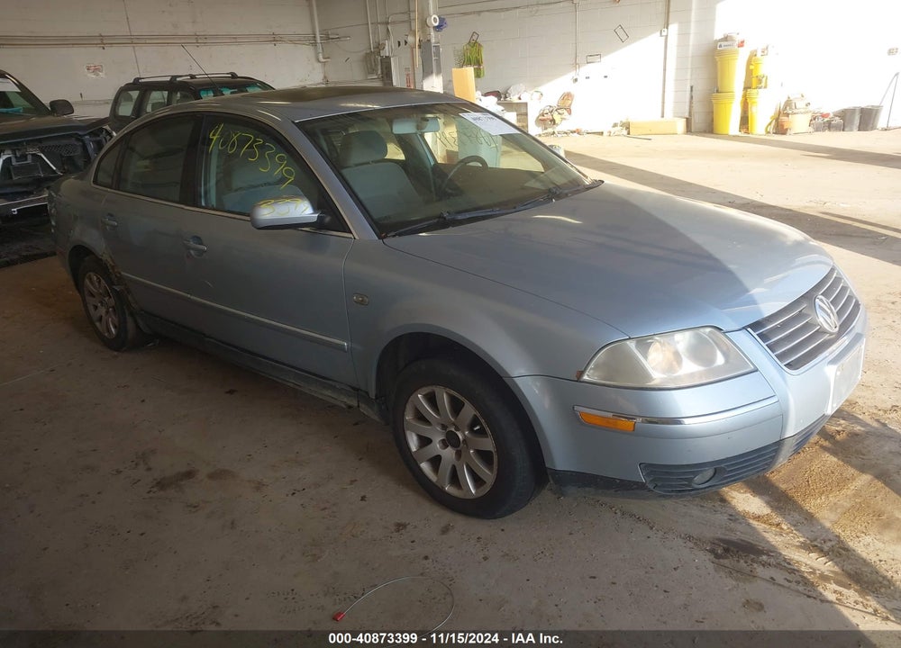 2003 VOLKSWAGEN PASSAT GLS VIN: WVWPD63B13P186548