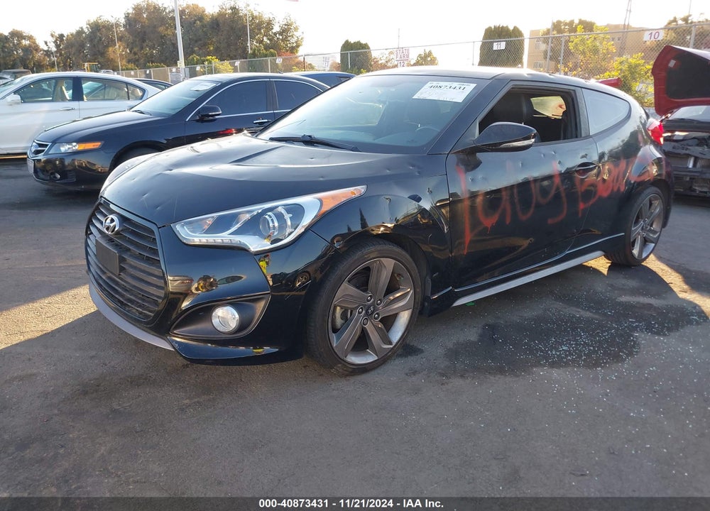 2015 HYUNDAI VELOSTER TURBO VIN: KMHTC6AE6FU231824