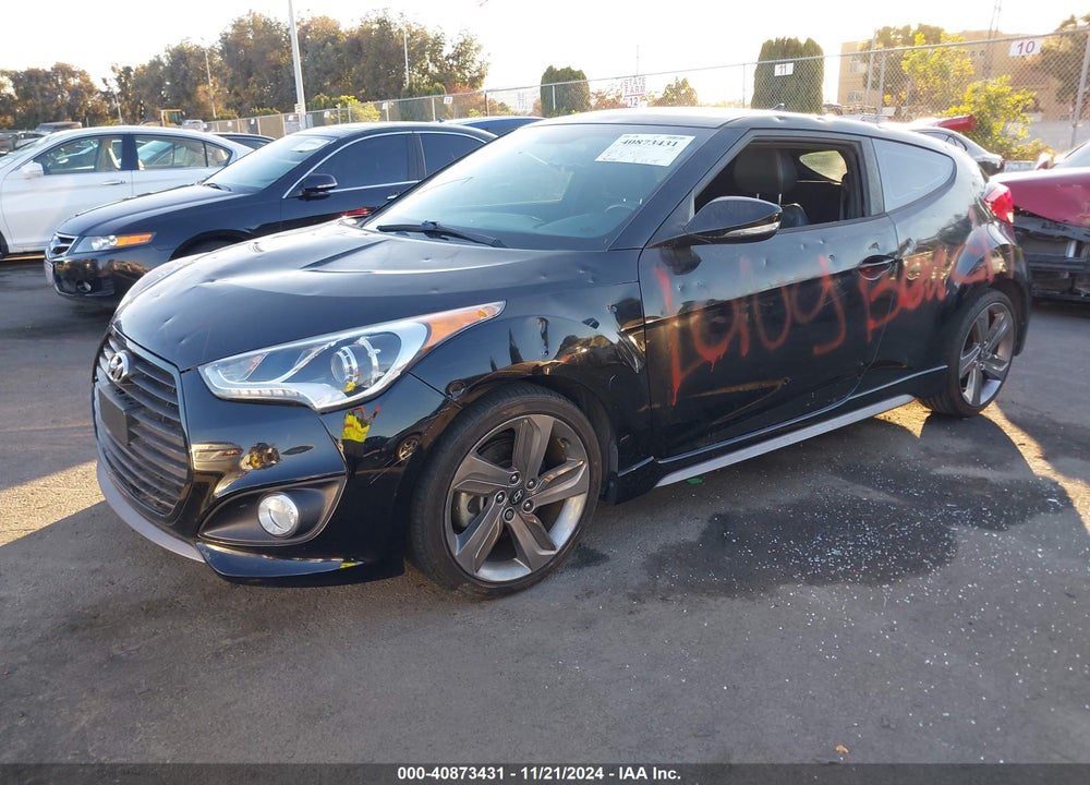 2015 HYUNDAI VELOSTER TURBO VIN: KMHTC6AE6FU231824