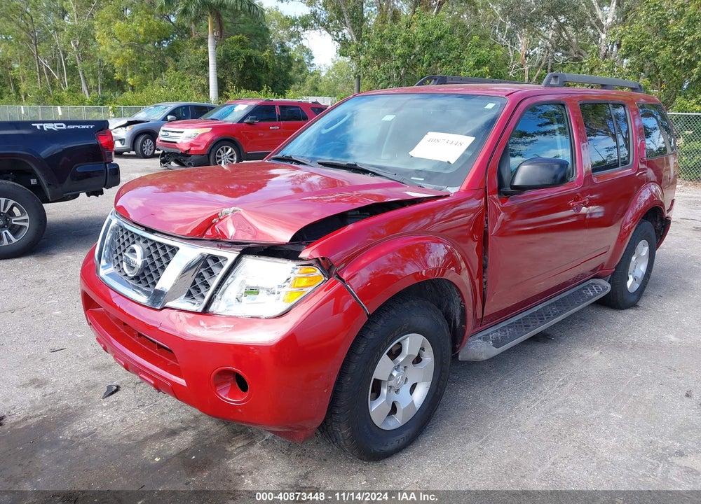 2010 NISSAN PATHFINDER S FE+ VIN: 5N1AR1NN6AC617189