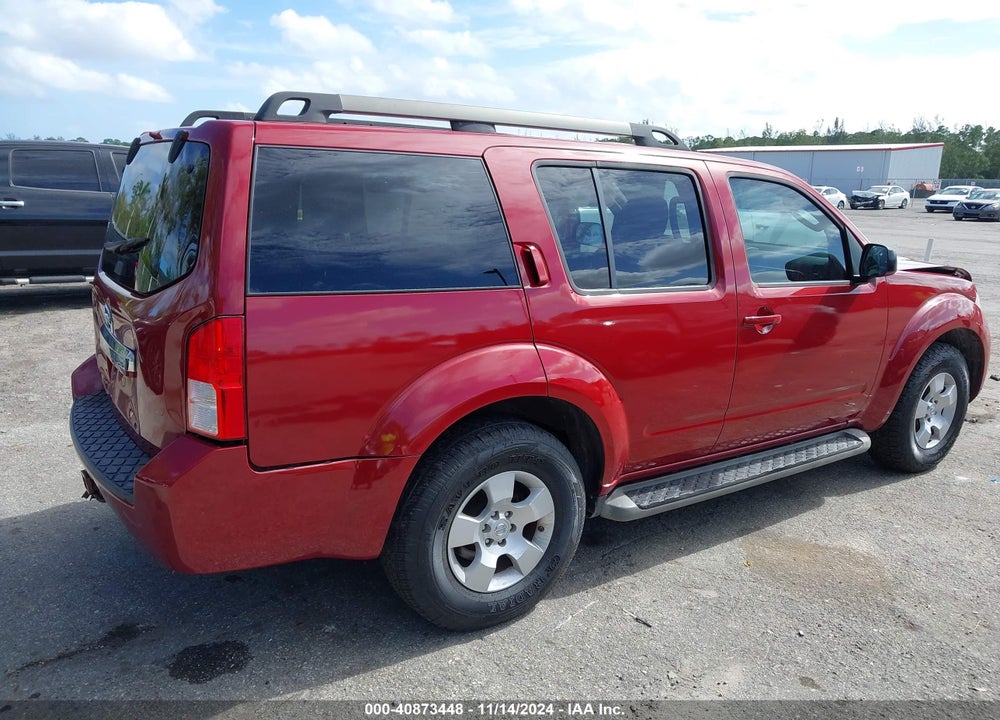 2010 NISSAN PATHFINDER S FE+ VIN: 5N1AR1NN6AC617189