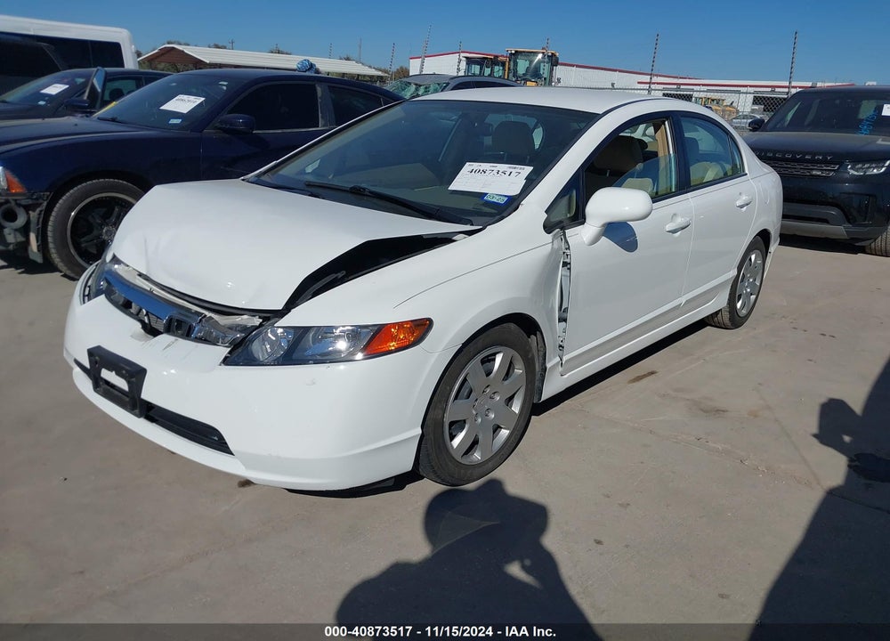 2008 HONDA CIVIC LX VIN: 1HGFA165X8L056183