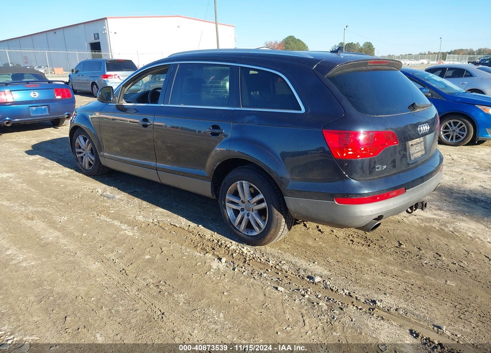 2007 AUDI Q7 4.2 PREMIUM VIN: WA1BV74L27D061421