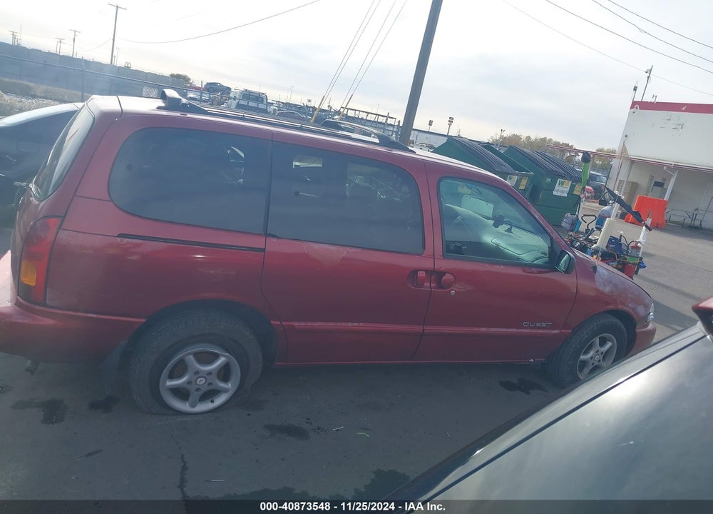 1999 NISSAN QUEST GLE/GXE/SE VIN: 4N2XN11T3XD837646