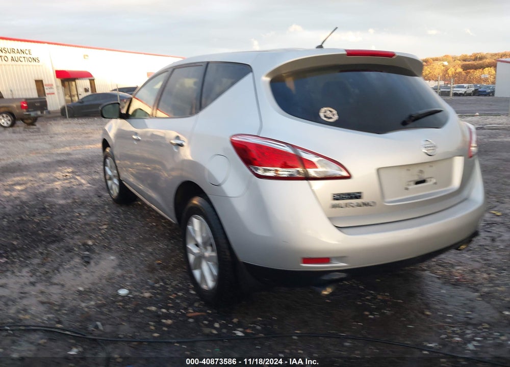 2012 NISSAN MURANO S VIN: JN8AZ1MU9CW121144