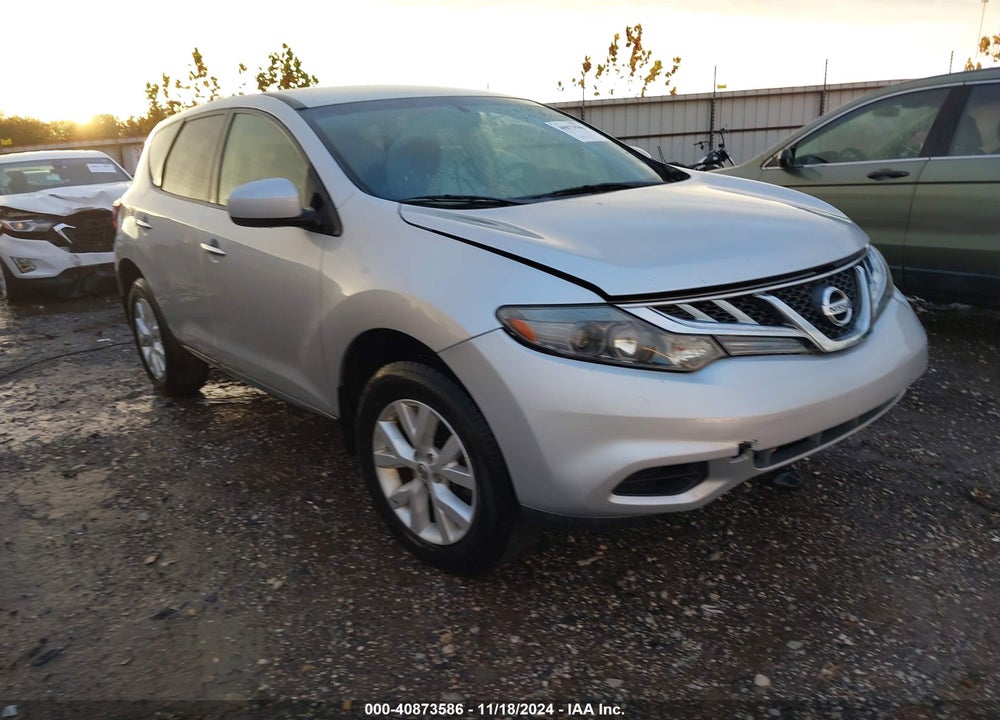 2012 NISSAN MURANO S VIN: JN8AZ1MU9CW121144