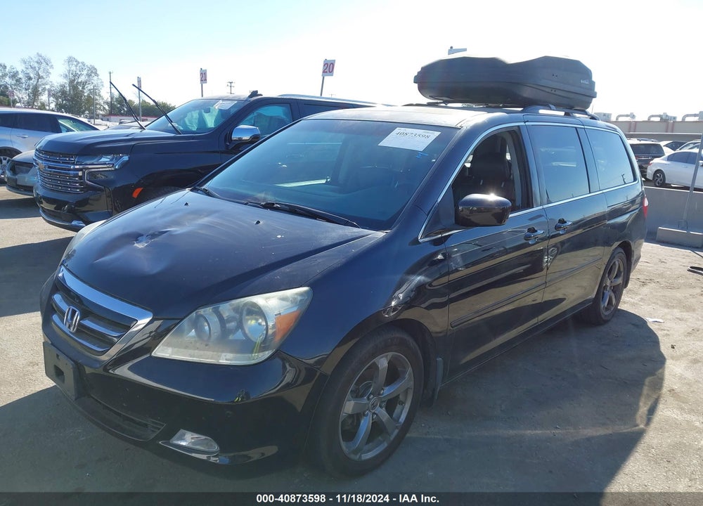 2007 HONDA ODYSSEY TOURING VIN: 5FNRL38847B116033
