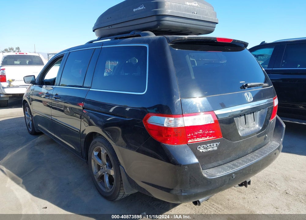 2007 HONDA ODYSSEY TOURING VIN: 5FNRL38847B116033