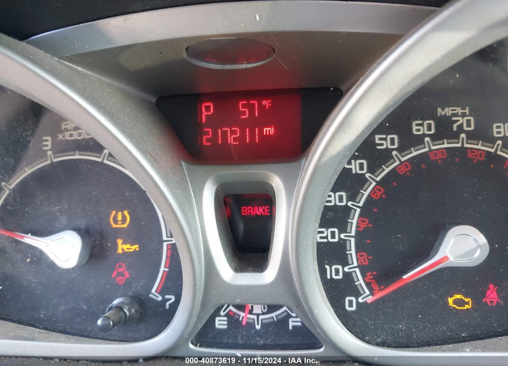 2012 FORD FIESTA SE VIN: 3FADP4EJ1CM126462