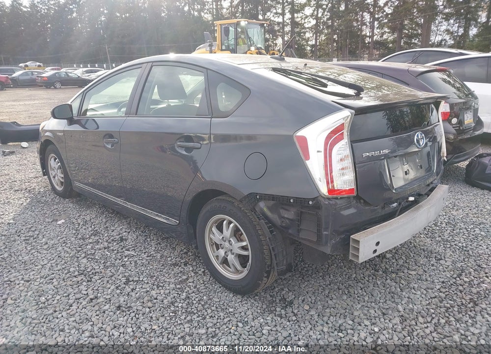2012 TOYOTA PRIUS THREE VIN: JTDKN3DU8C5455081
