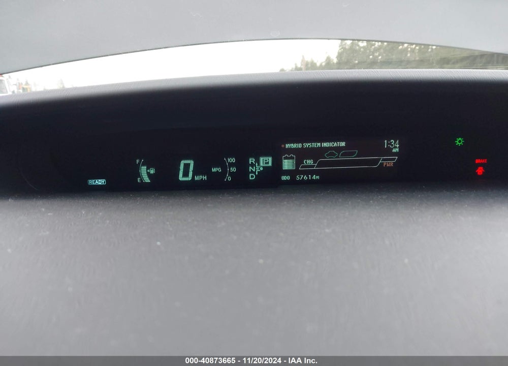 2012 TOYOTA PRIUS THREE VIN: JTDKN3DU8C5455081