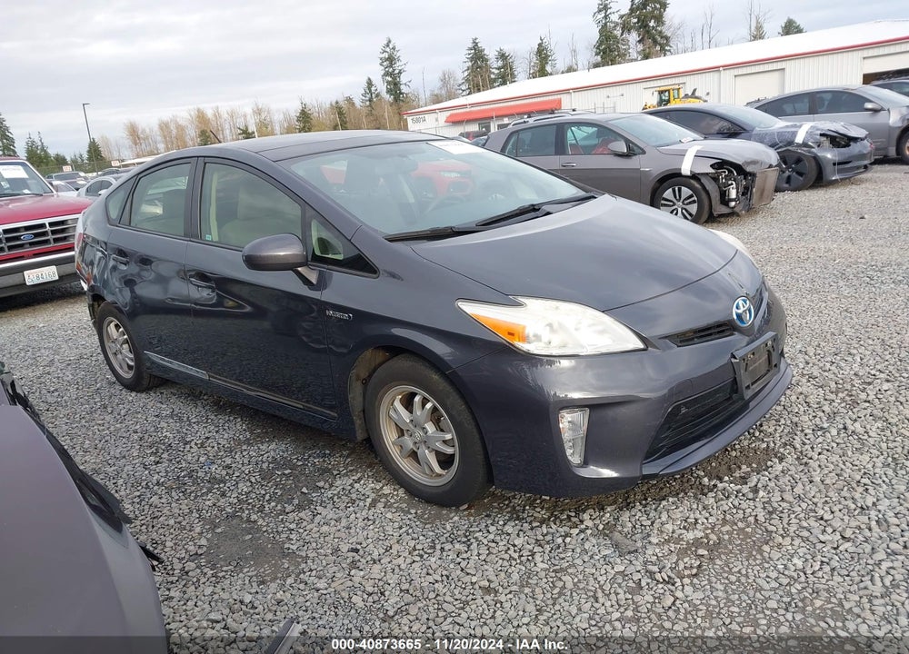 2012 TOYOTA PRIUS THREE VIN: JTDKN3DU8C5455081