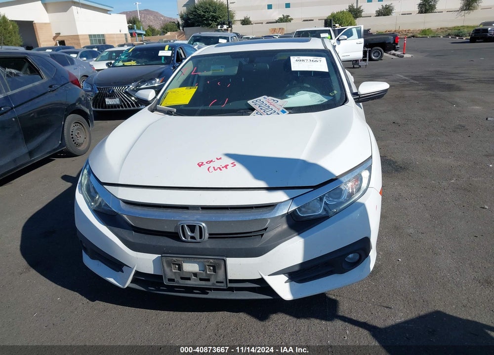 2018 HONDA CIVIC EX-T VIN: JHMFC1F36JX009270