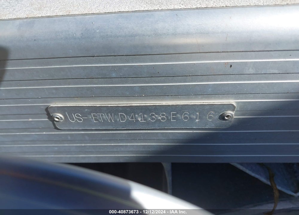 2016 BENNINGTON BOAT VIN: ETWD4138E616