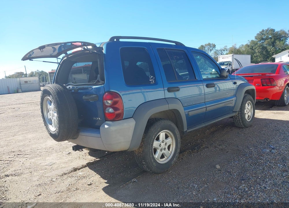 2005 JEEP LIBERTY SPORT VIN: 1J4GK48K05W612820