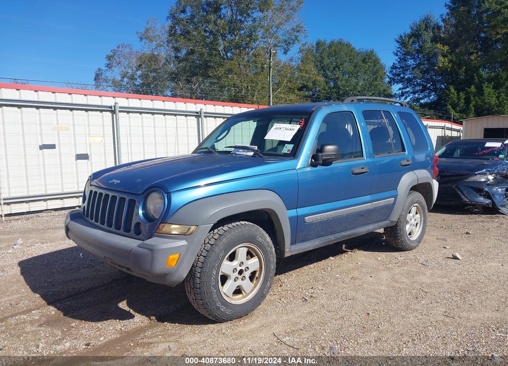 2005 JEEP LIBERTY SPORT VIN: 1J4GK48K05W612820