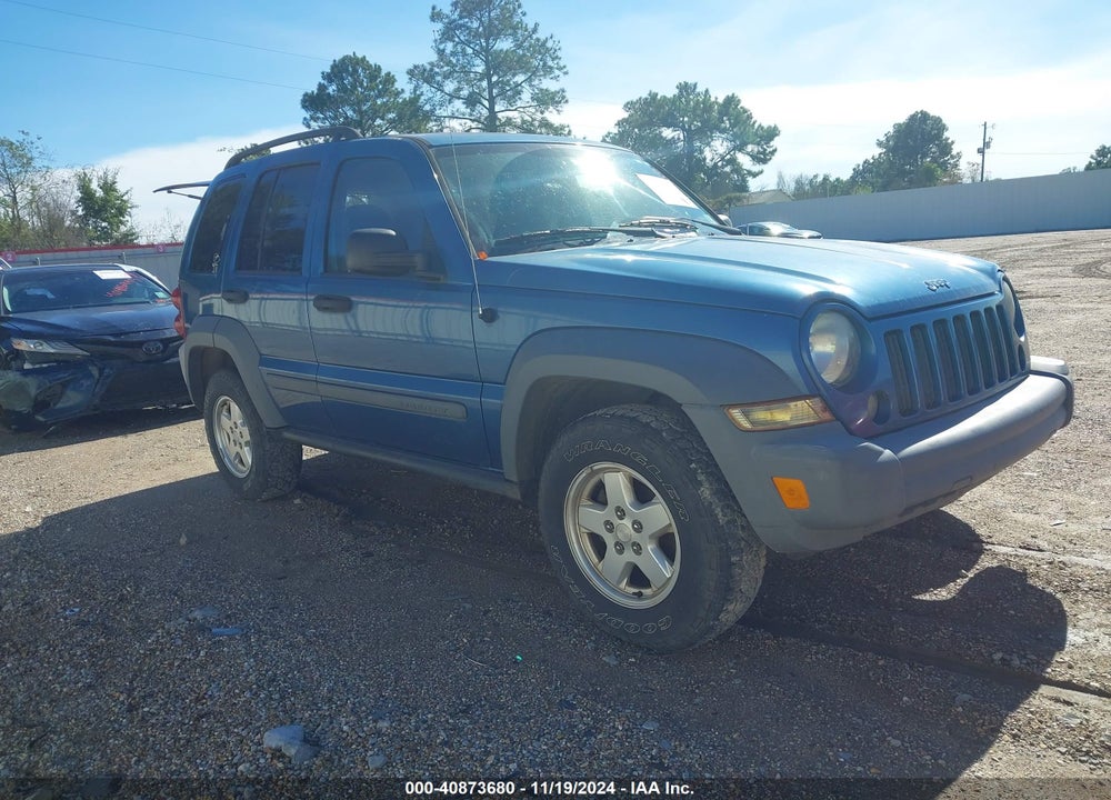 2005 JEEP LIBERTY SPORT VIN: 1J4GK48K05W612820