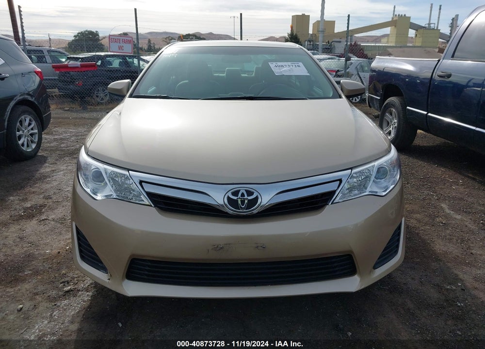2012 TOYOTA CAMRY LE VIN: 4T4BF1FK4CR256582