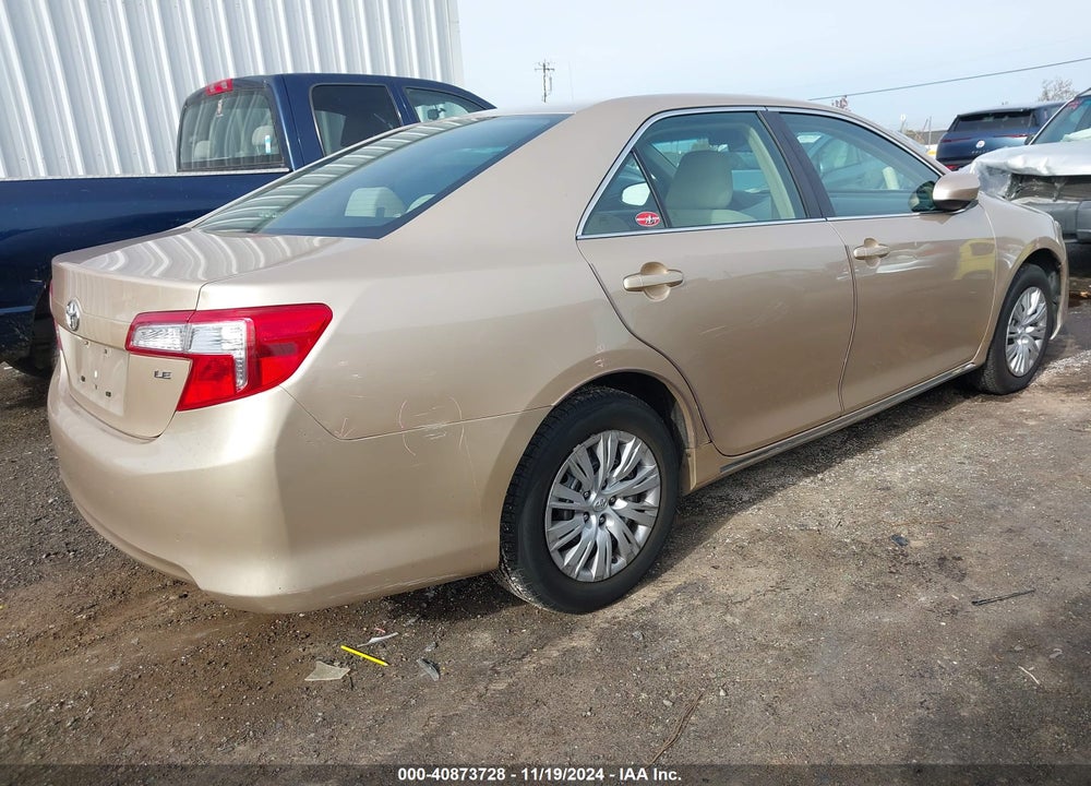 2012 TOYOTA CAMRY LE VIN: 4T4BF1FK4CR256582