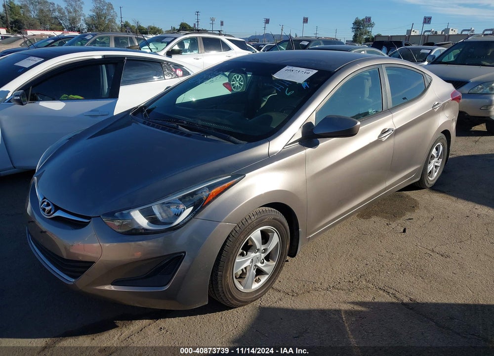 2014 HYUNDAI ELANTRA SE VIN: 5NPDH4AE9EH520364