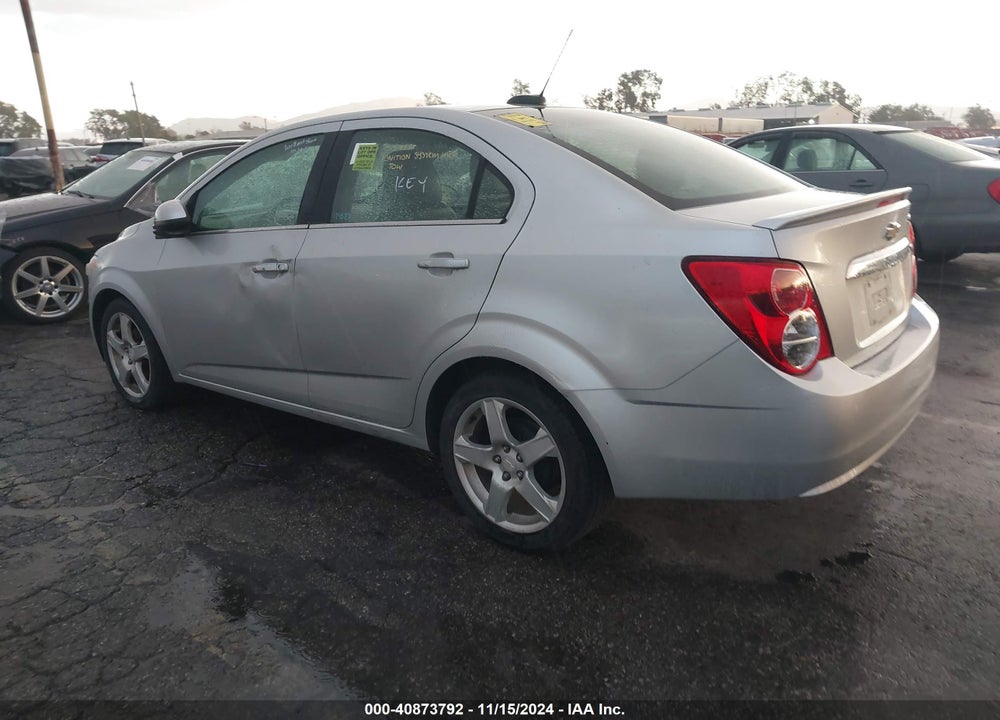 2016 CHEVROLET SONIC LTZ AUTO VIN: 1G1JE5SBXG4135922