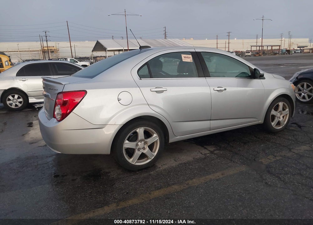 2016 CHEVROLET SONIC LTZ AUTO VIN: 1G1JE5SBXG4135922