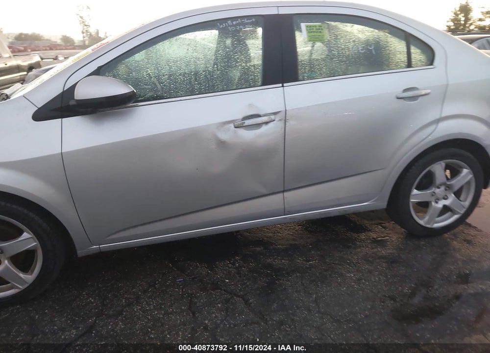 2016 CHEVROLET SONIC LTZ AUTO VIN: 1G1JE5SBXG4135922