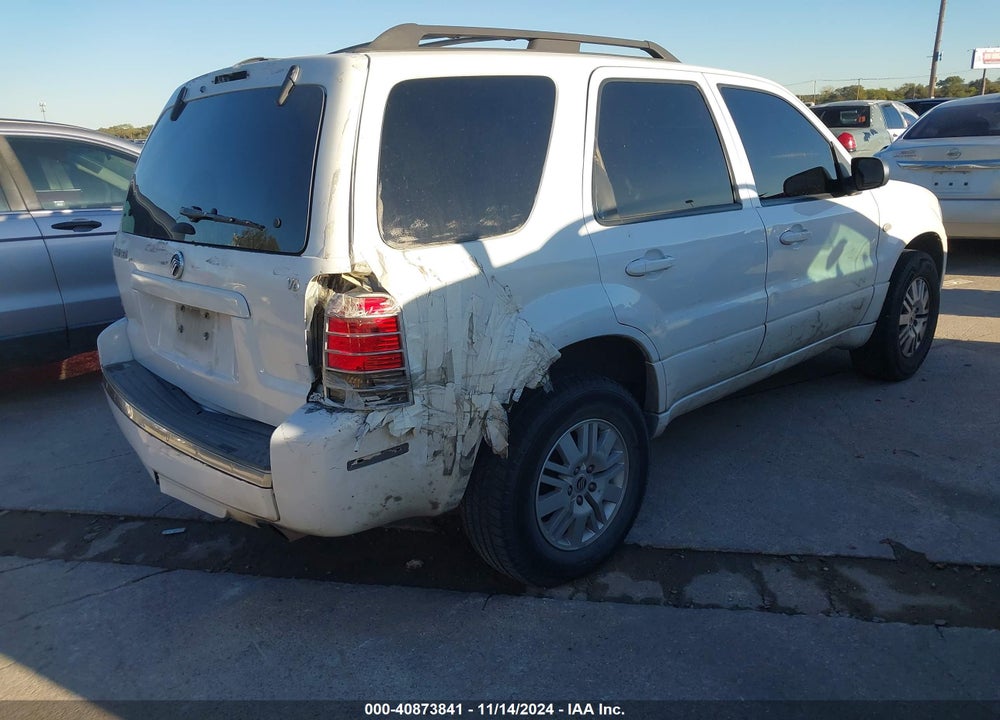 2005 MERCURY MARINER LUXURY/PREMIER VIN: 4M2YU561X5DJ26218