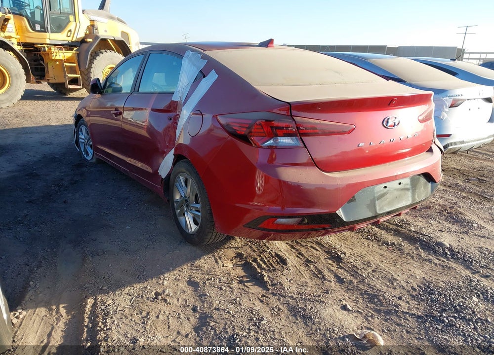 2019 HYUNDAI ELANTRA SEL VIN: KMHD84LF4KU767956