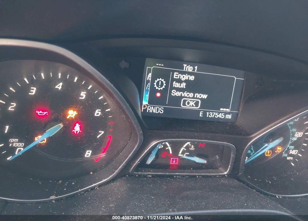 2014 FORD FOCUS TITANIUM VIN: 1FADP3J25EL378356