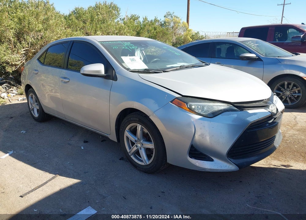 2018 TOYOTA COROLLA LE VIN: 5YFBURHE6JP815487