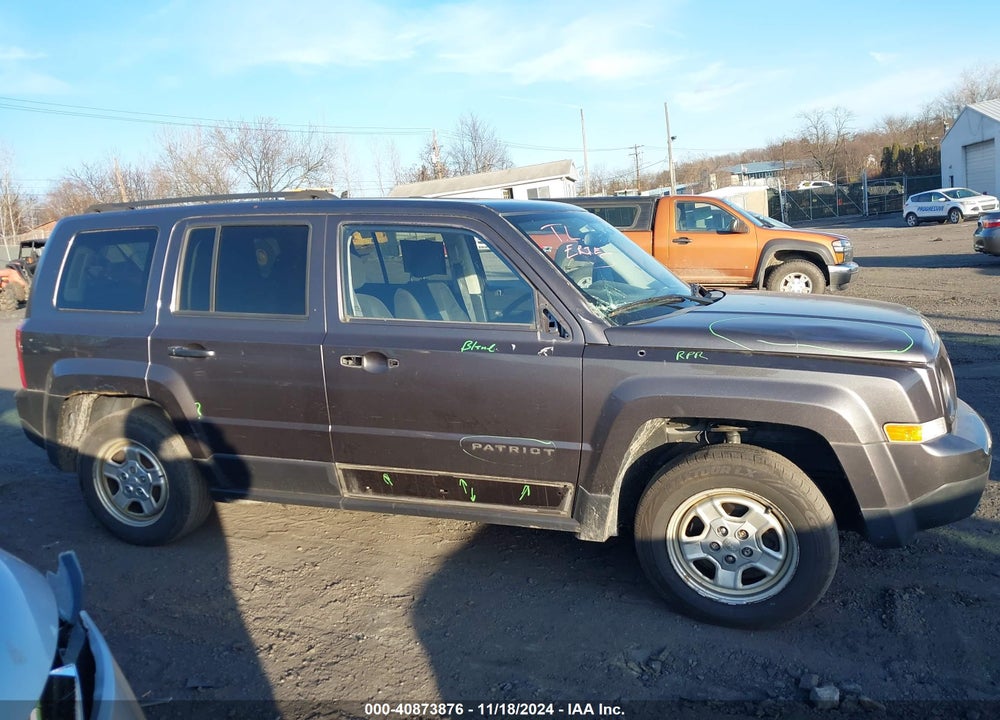 2016 JEEP PATRIOT SPORT VIN: 1C4NJPBB8GD699388