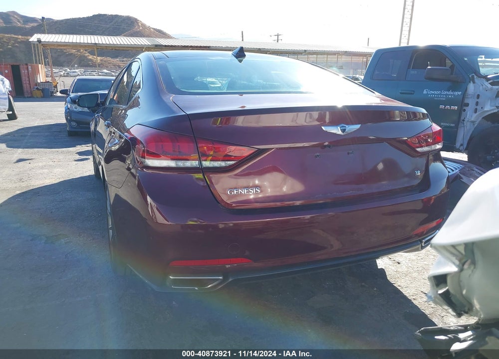 2016 HYUNDAI GENESIS 3.8 VIN: KMHGN4JE4GU117452