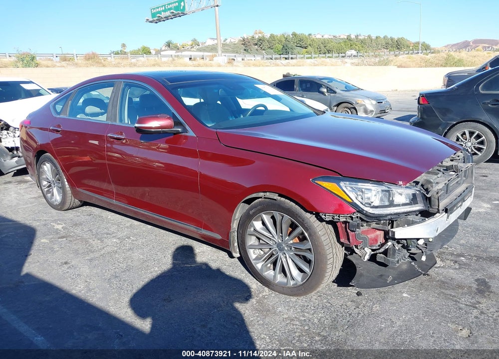 2016 HYUNDAI GENESIS 3.8 VIN: KMHGN4JE4GU117452