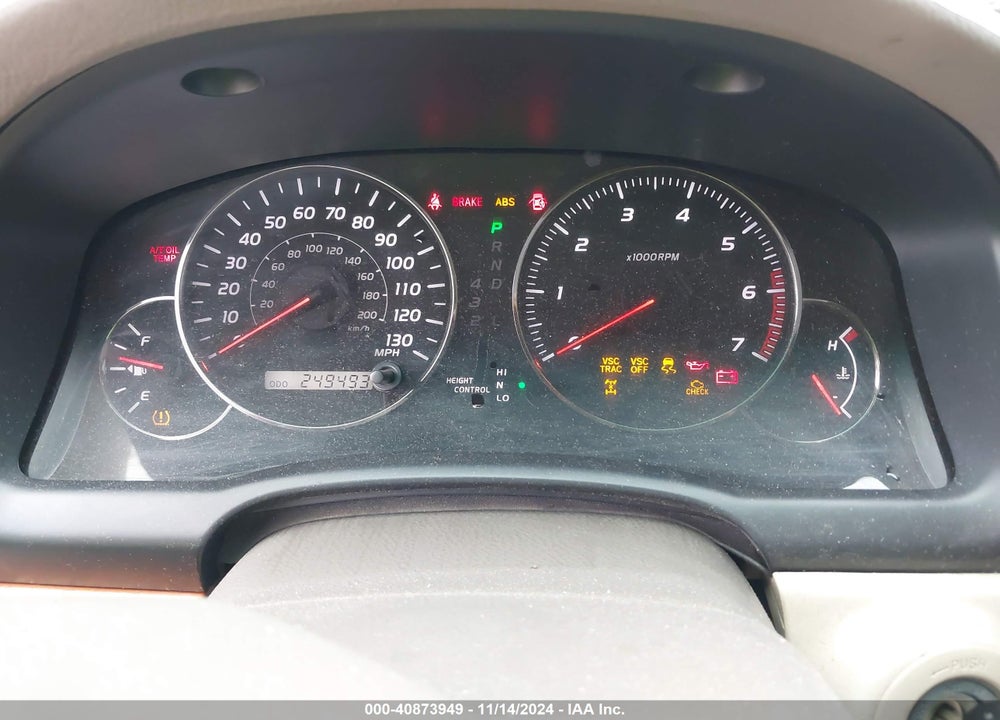 2005 LEXUS GX 470 VIN: JTJBT20X650070471