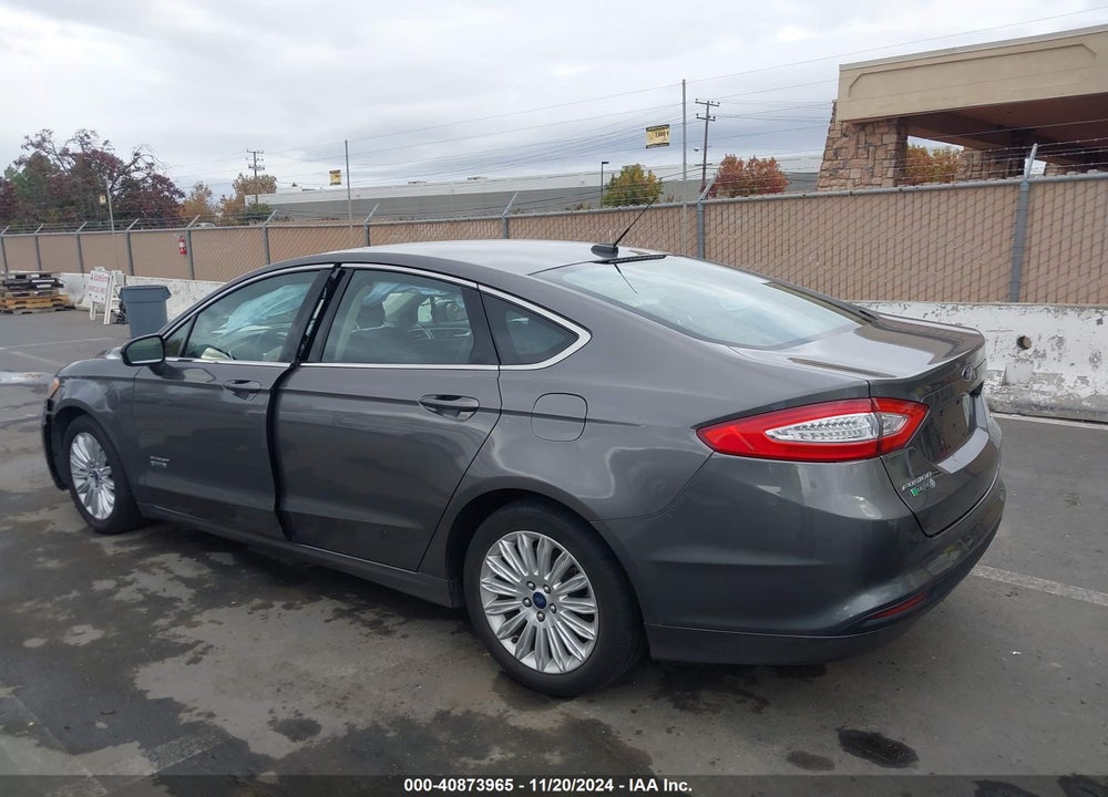2013 FORD FUSION ENERGI SE LUXURY VIN: 3FA6P0PU2DR365824