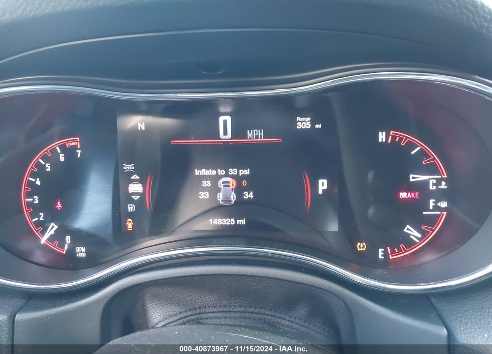 2017 DODGE DURANGO VIN: 1C4RDHDG0HC930573