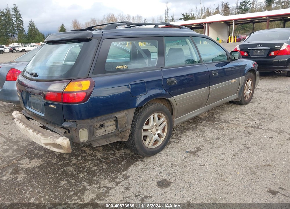 2003 SUBARU LEGACY OUTBACK AWP VIN: 4S3BH675637650629