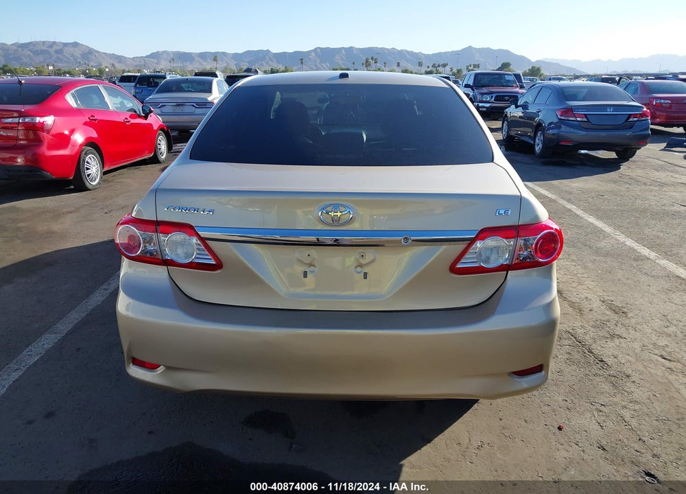 2011 TOYOTA COROLLA LE VIN: 2T1BU4EE8BC735620