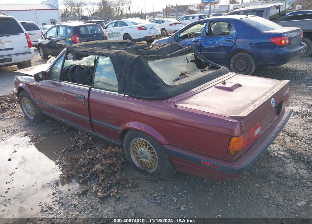 1991 BMW 325 IC AUTOMATIC VIN: WBABB2314MEC26022