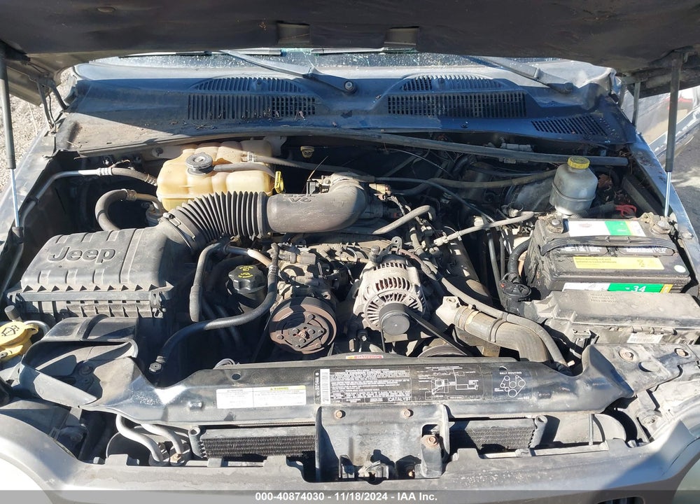 2005 JEEP LIBERTY SPORT VIN: 1J4GL48K05W521043