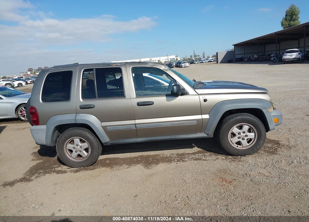 2005 JEEP LIBERTY SPORT VIN: 1J4GL48K05W521043