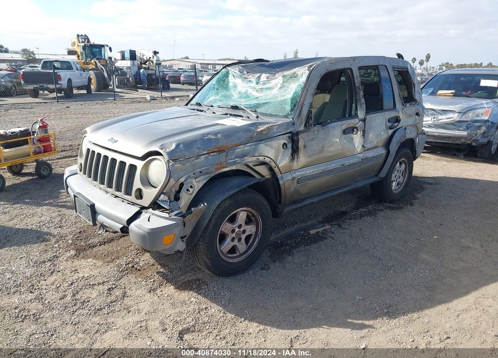 2005 JEEP LIBERTY SPORT VIN: 1J4GL48K05W521043