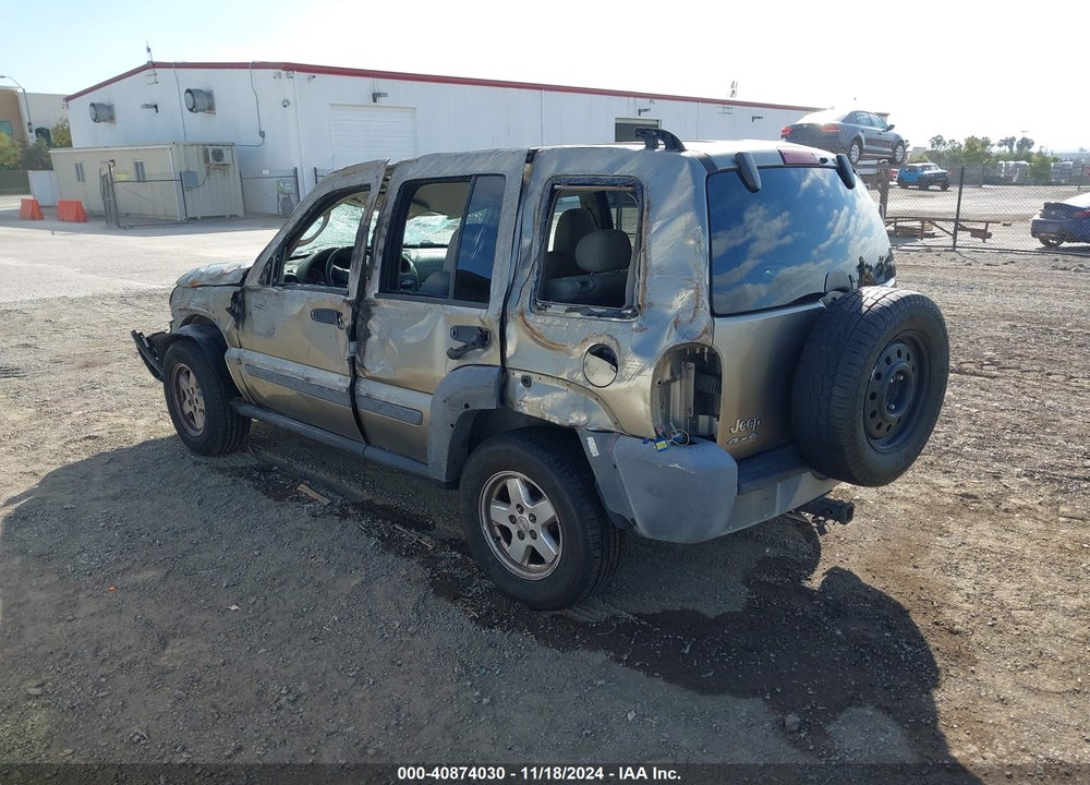 2005 JEEP LIBERTY SPORT VIN: 1J4GL48K05W521043