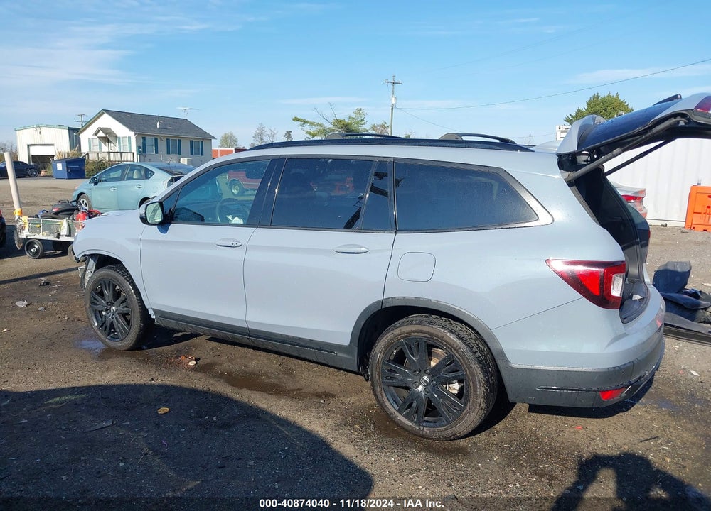 2022 HONDA PILOT AWD BLACK EDITION VIN: 5FNYF6H73NB037994